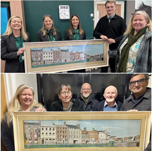 Lloyd's Bank give picture to the town.